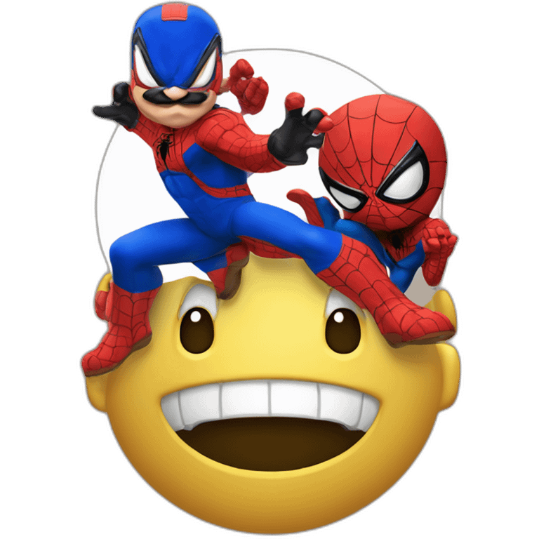 Mario et Spider-Man fusioner emoji