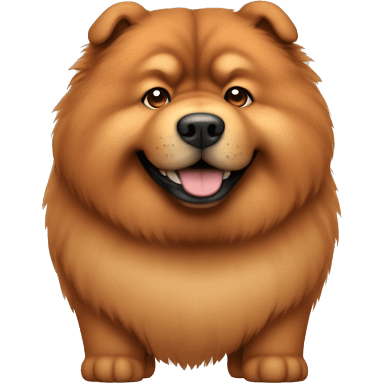 Red Chow chow  emoji