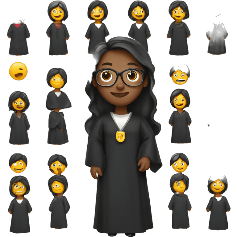 Female pastor with stole emoji