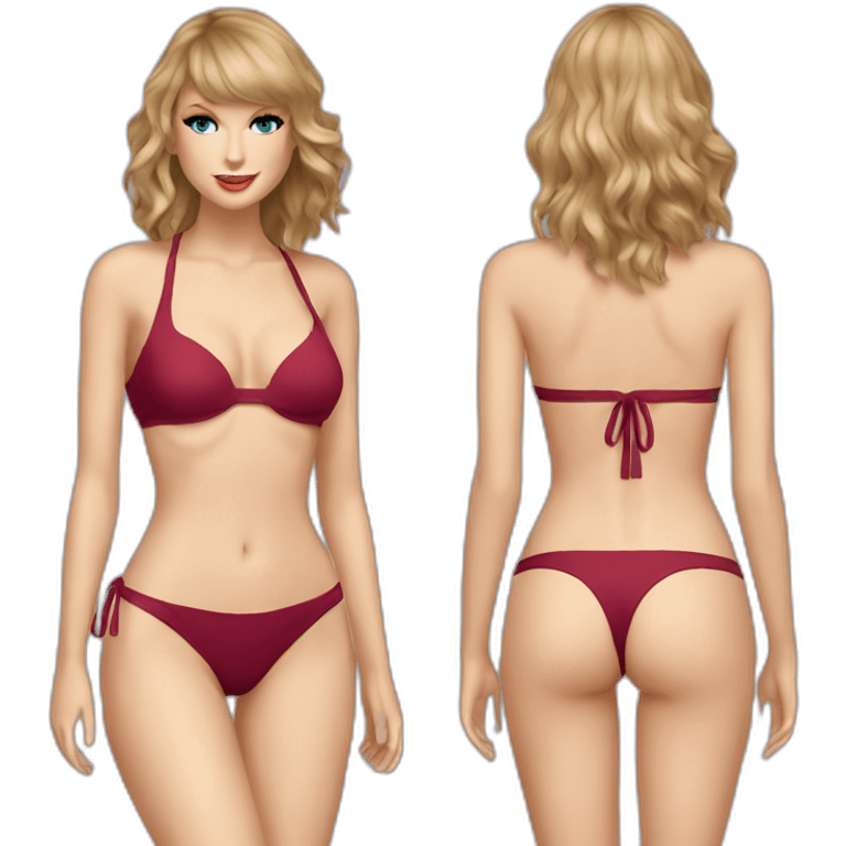 Taylor swift bikini emoji