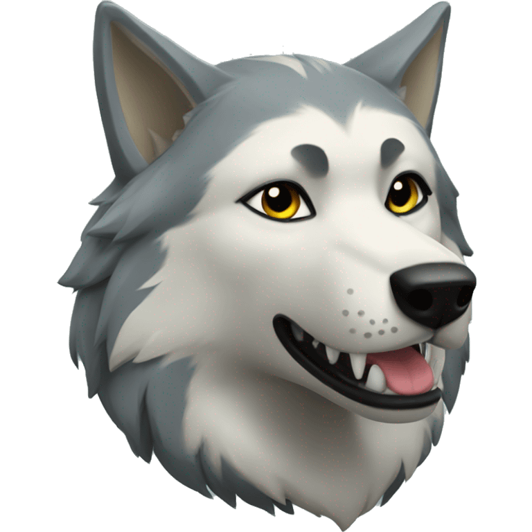 Yashu wolf greeny woof emoji