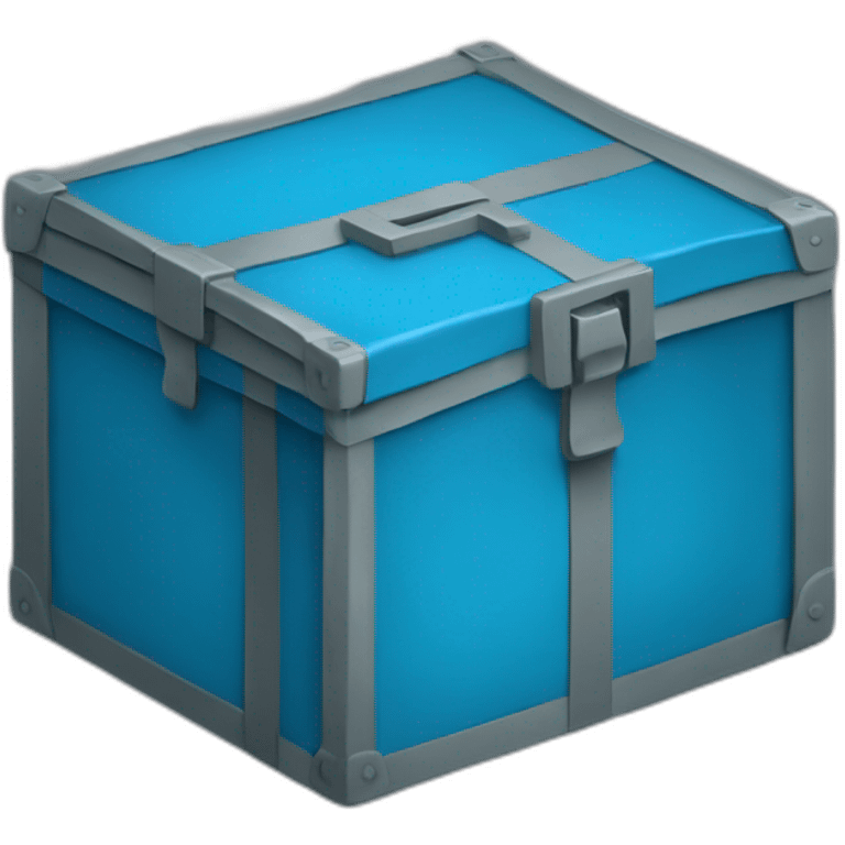 Blue Box text “POIZON” emoji