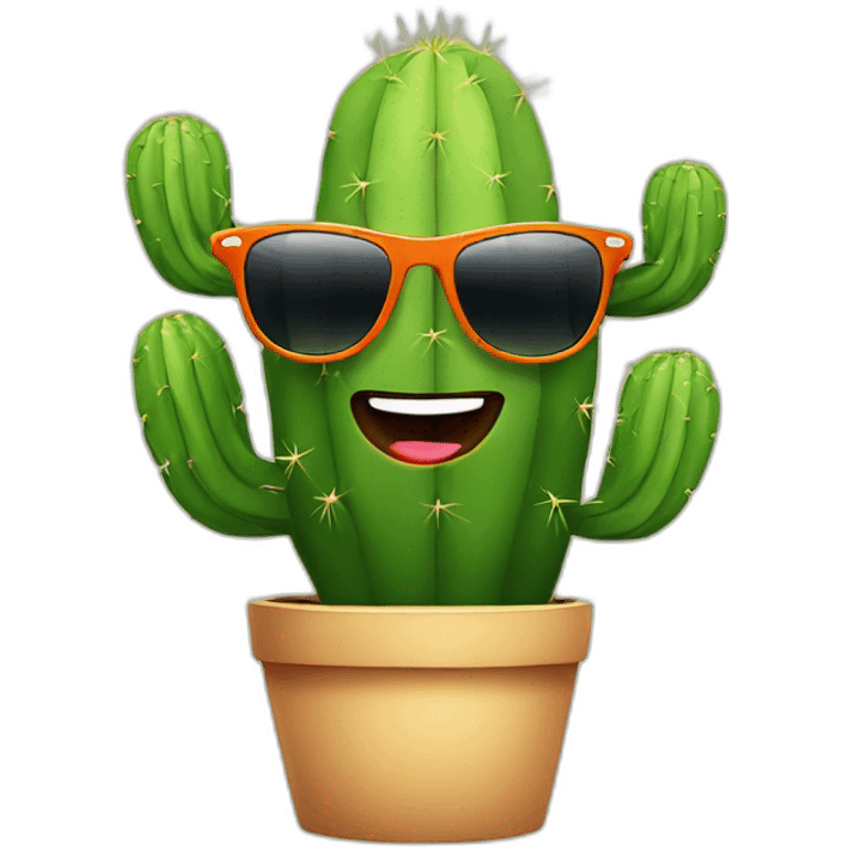 Cactus-wearing-sunglasses emoji