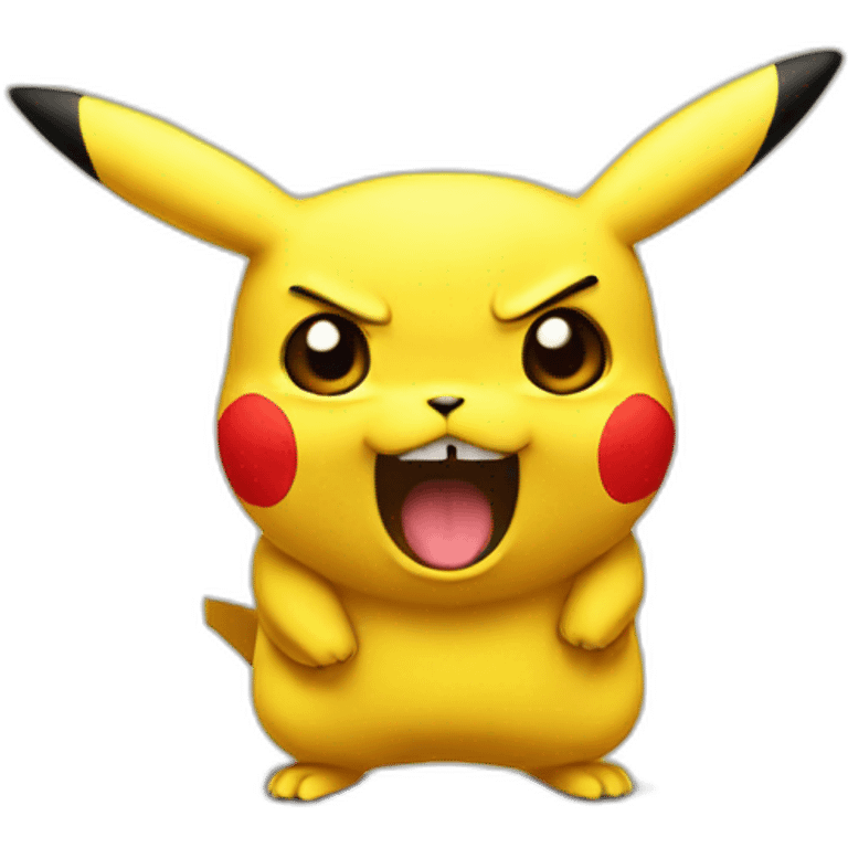 Angry Pikachu  emoji