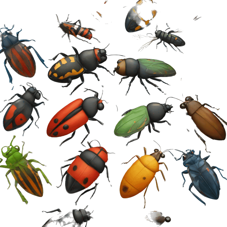 Bug collection emoji