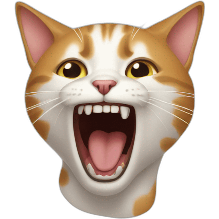 screaming cat emoji