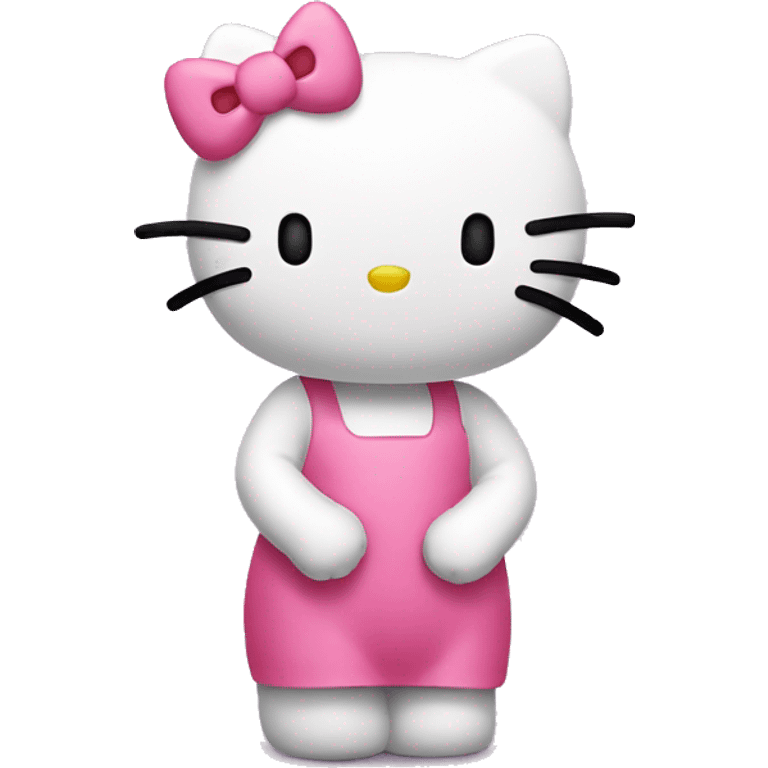 hello kitty shrugging emoji