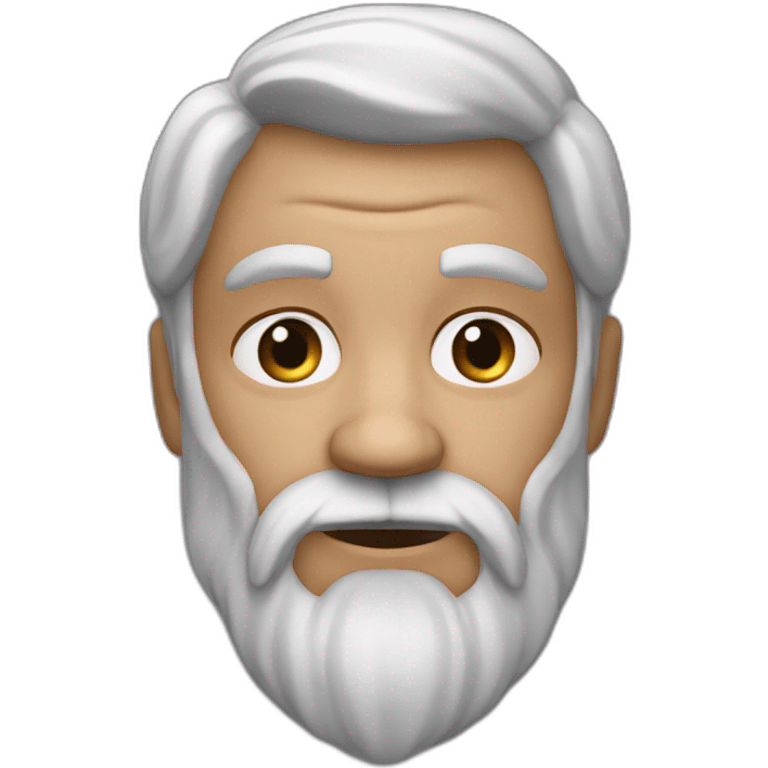 barbu chauve emoji