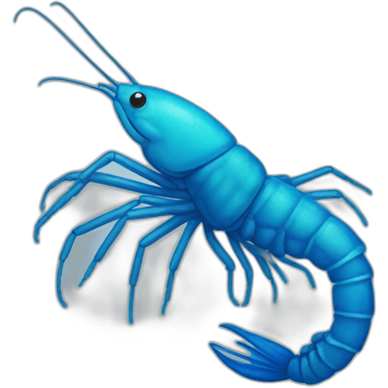 blue shrimp emoji