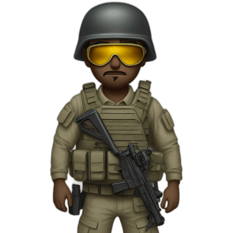 Tactical army sweet sicario emoji