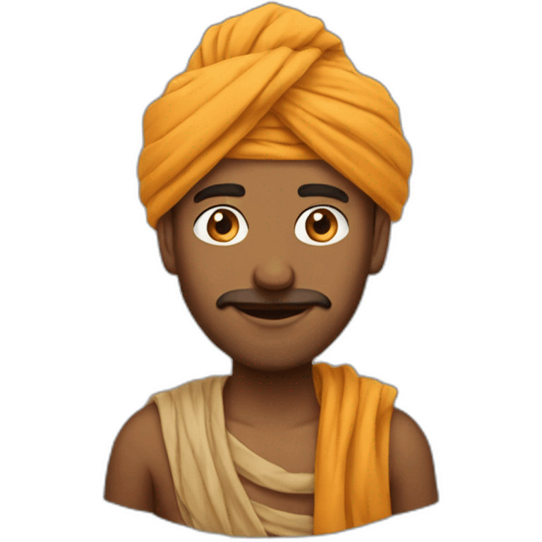 Smart turban guy fair emoji