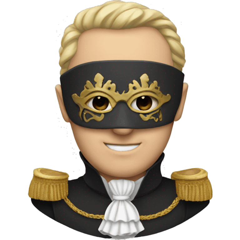 Baron with mask emoji