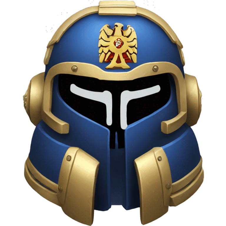 Space Marine helmet, featuring the Russian coat of arms. emoji