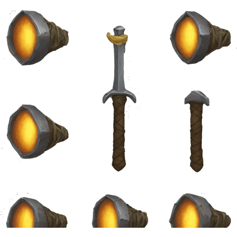 Mace weapon emoji