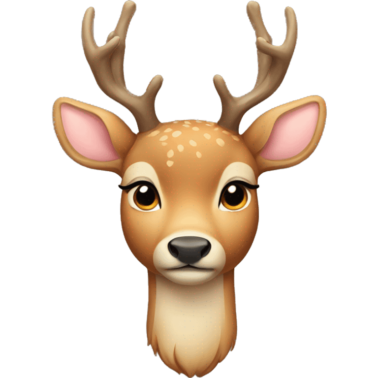 Deer with bow emoji