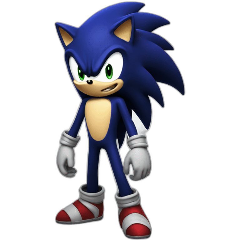 Shadow sonic emoji