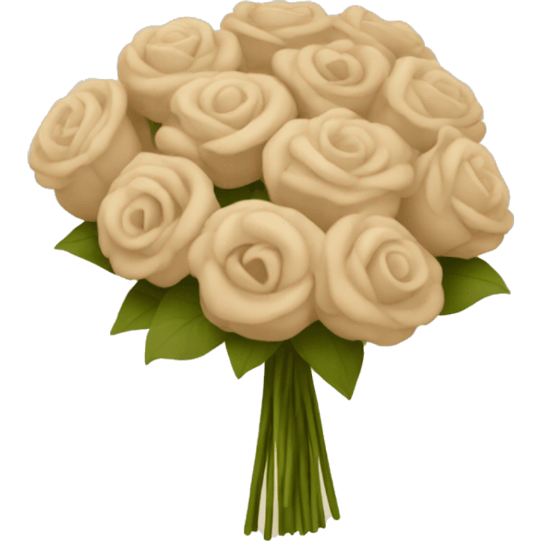 beige boquet emoji