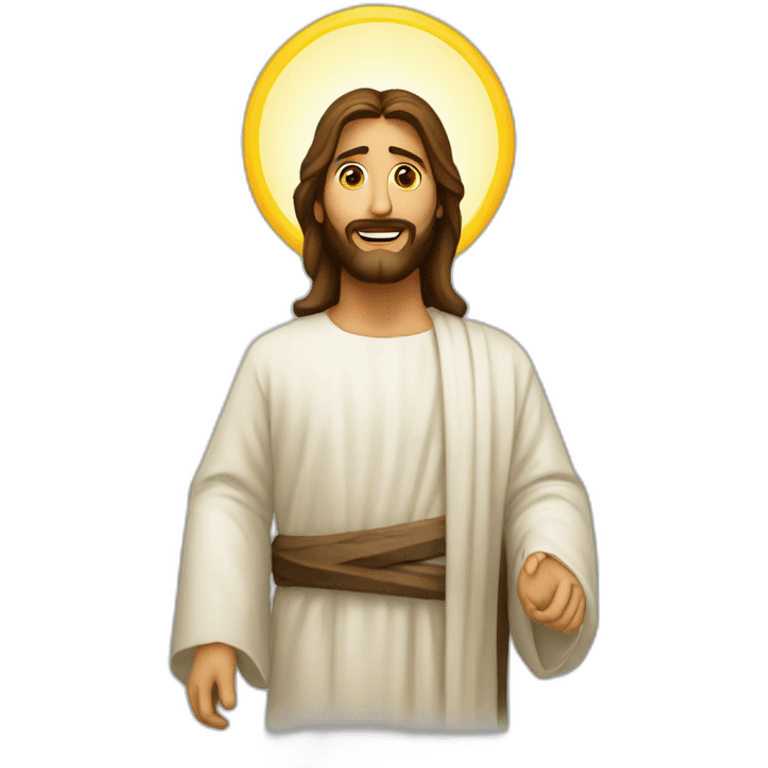 Jesucristo orando emoji