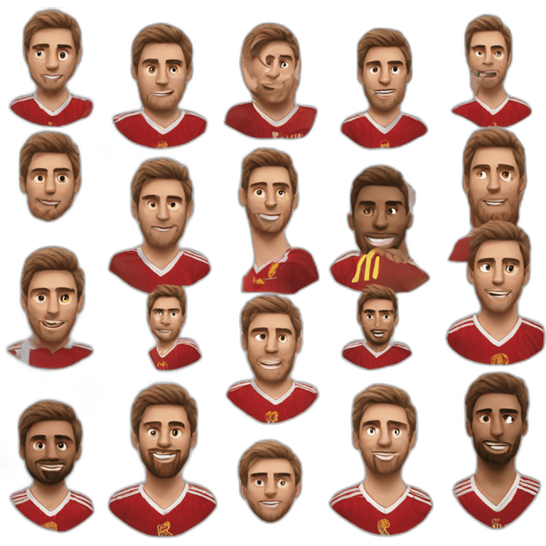 Liverpool messi emoji