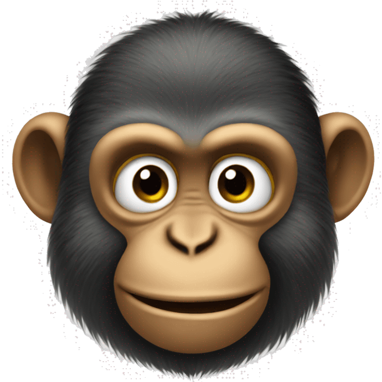 realistic Monkey pointing finger  emoji