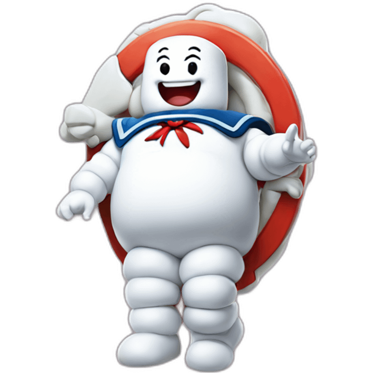 ghostbusters marshmallow man emoji