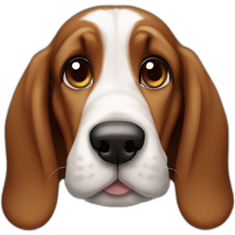 Cute little Basset Hound emoji