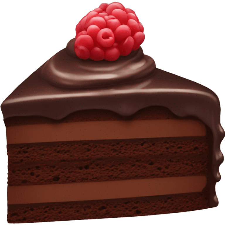 Chocolate cake emoji