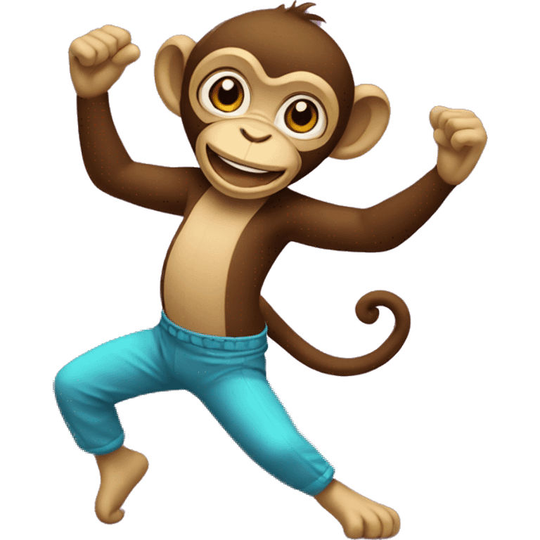 Dancing monkey emoji