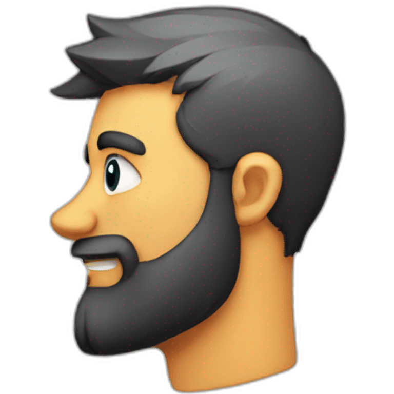 neck beard gamer emoji