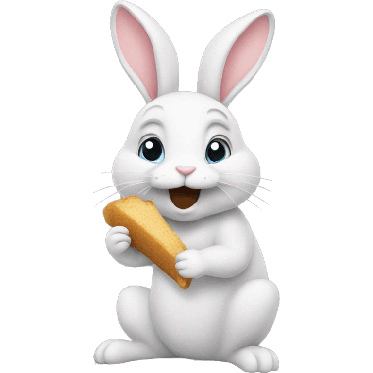 Bunny eating  emoji