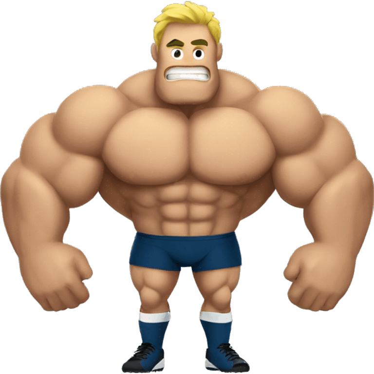 Rugbyman muscles  emoji