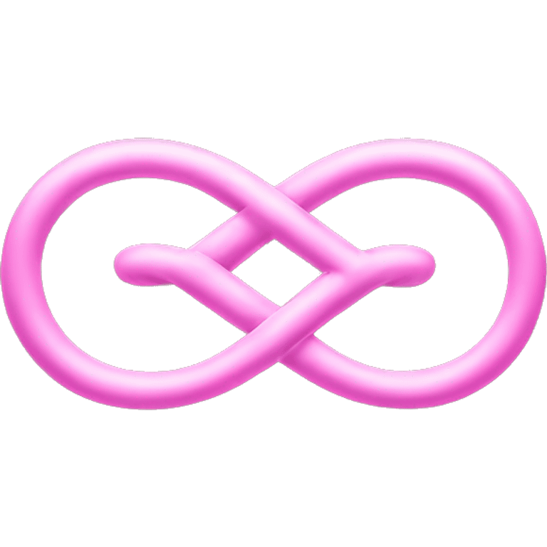 Infinity female sign pink emoji