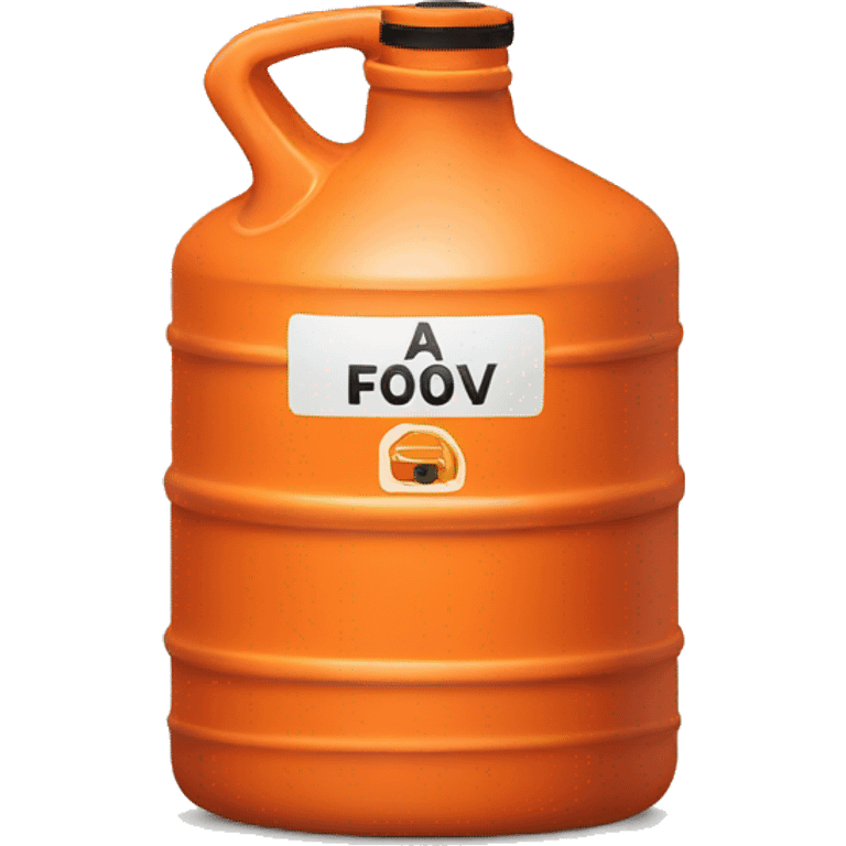 orange gasoline container emoji