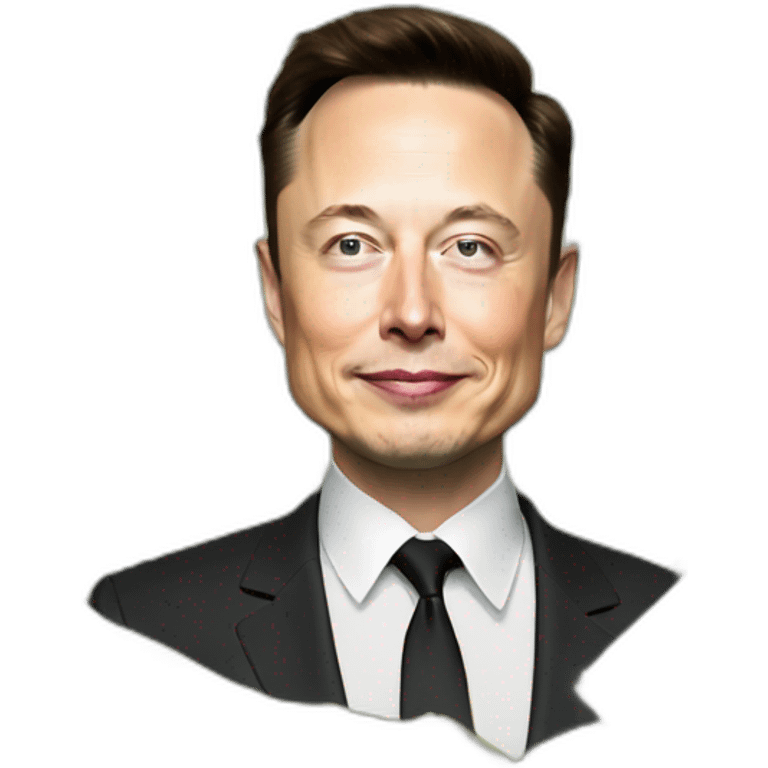 elon musk with bundles of money emoji