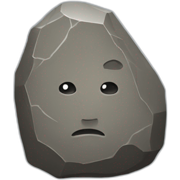 Rock emoji