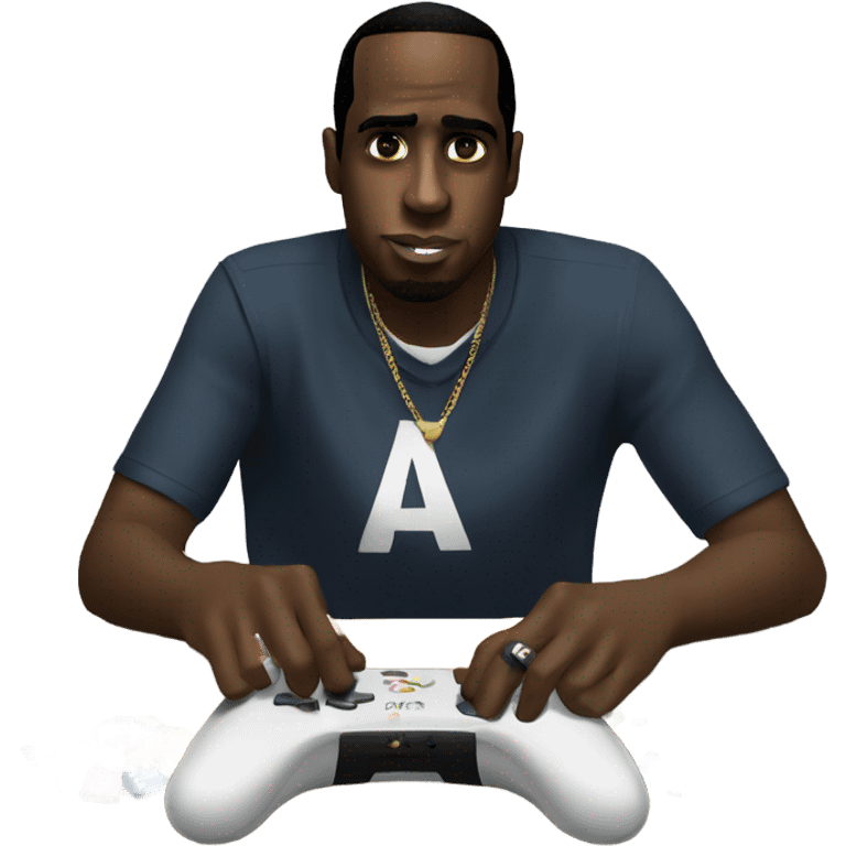 P diddy playing video games emoji