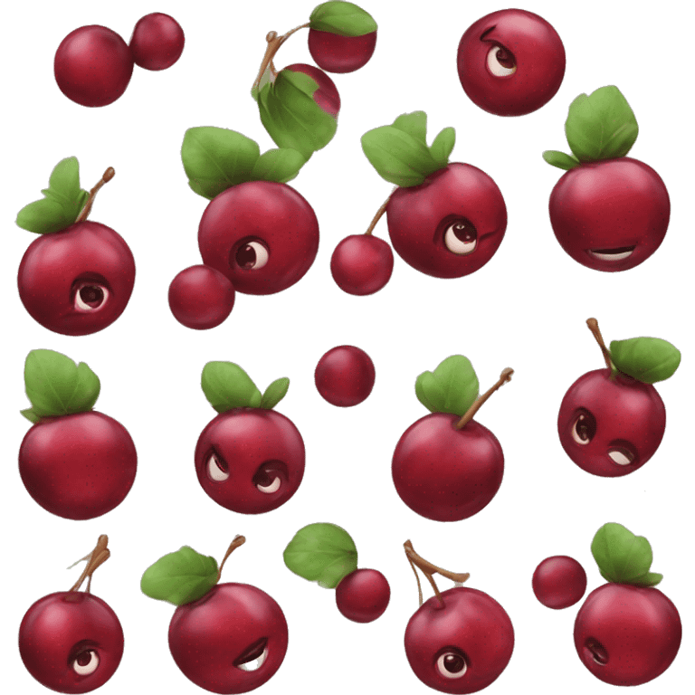 Cranberry sprite  emoji