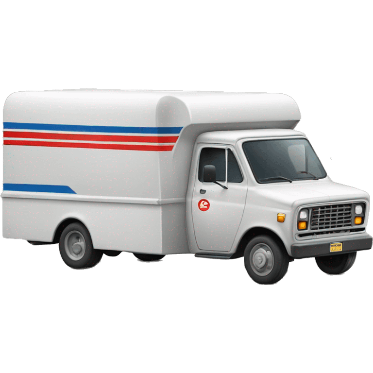 1976 long mail delivery truck emoji