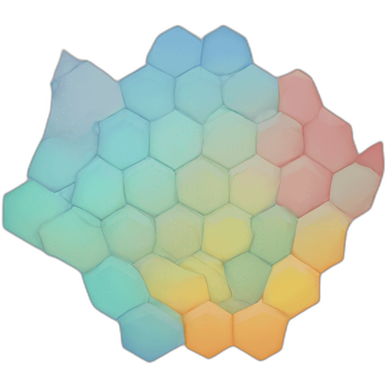 hexagon, diagram emoji