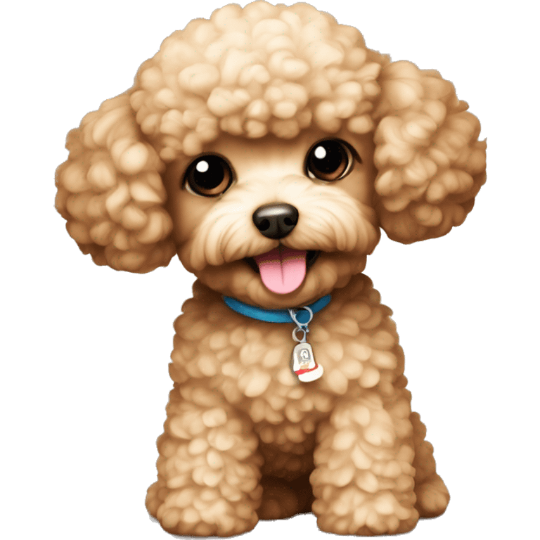 Tea cup toy poodle emoji