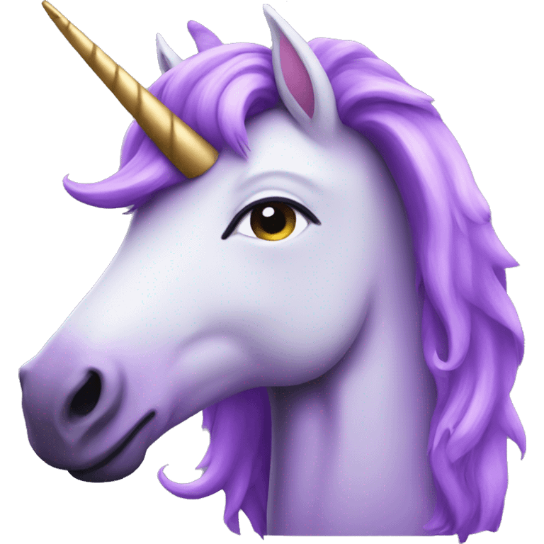 Purple Unicorn  emoji