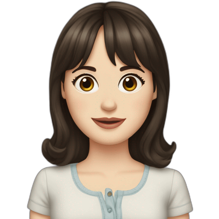 Zooey Deschanel emoji