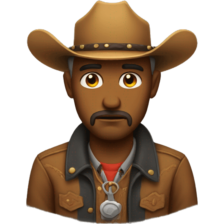 sad cowboy  emoji