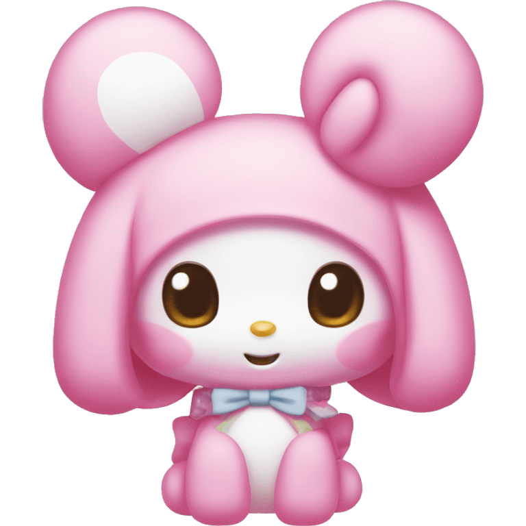 my melody sanrio  emoji