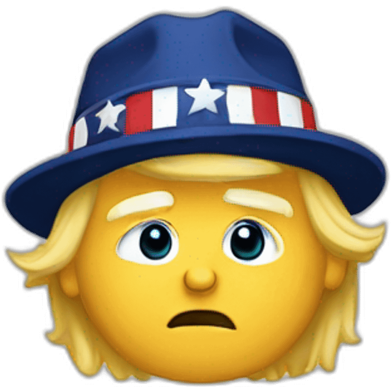 Trump qui sourit emoji