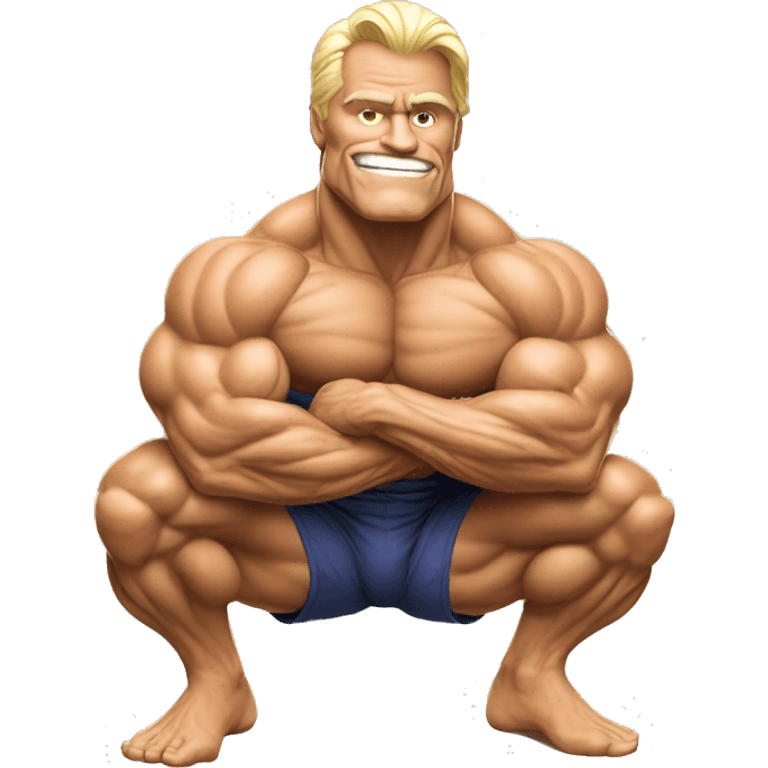 Tom platz squatting emoji