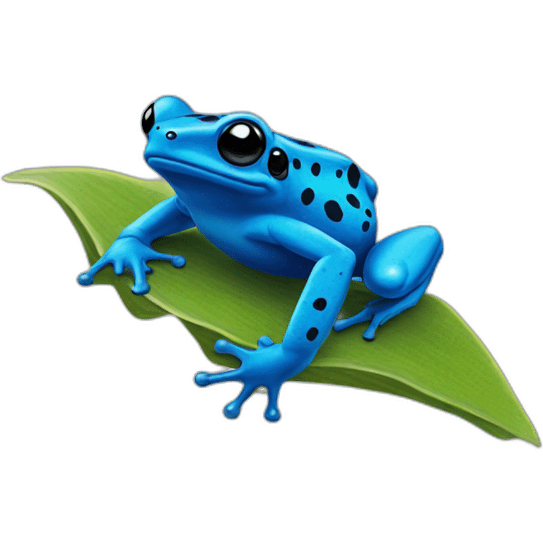 Blue Poison Dart Frog emoji