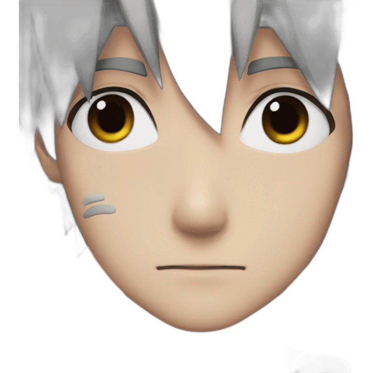 Naruto black hair black eye sad emoji