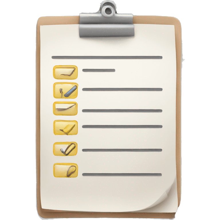 checklist emoji