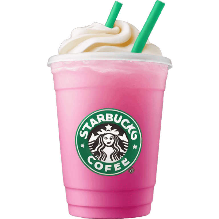 Starbucks pink drink emoji